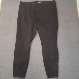 Torrid Bombshell Skinny Jeans Womens 26XT Black Premium Stretch Tall Denim